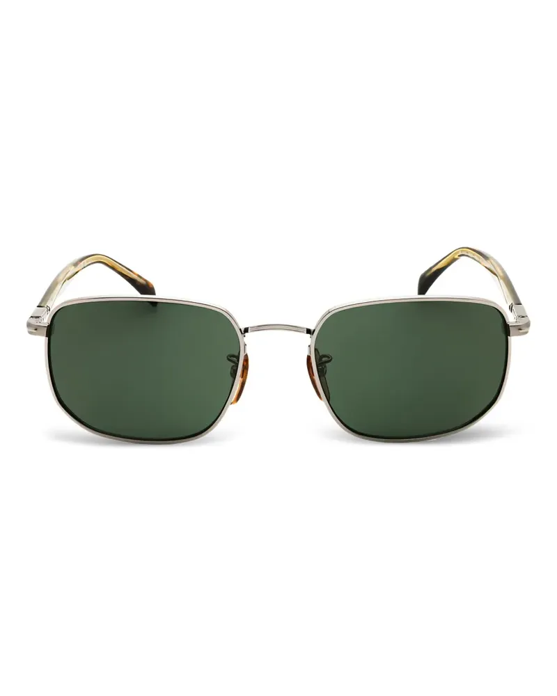 EYEWEAR by DAVID BECKHAM Sonnenbrille mit eckigem Gestell - Silber Silber