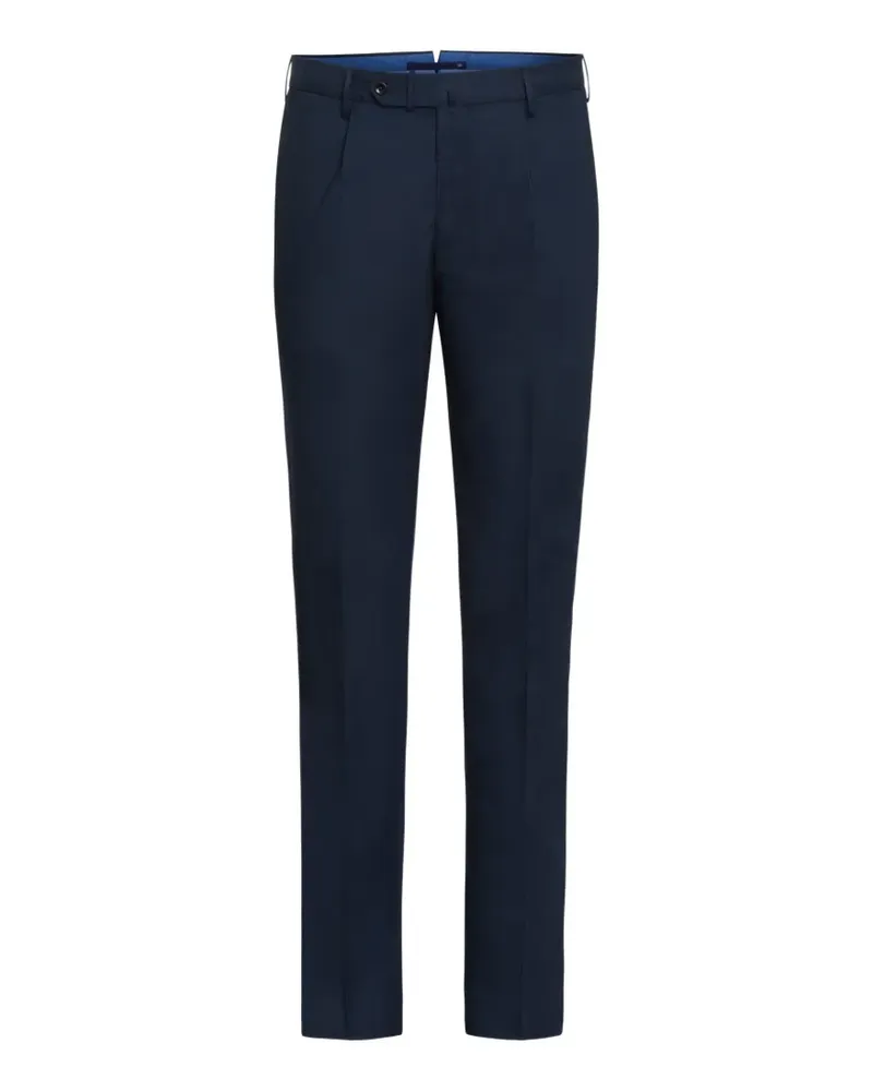 Incotex pleat-detail slim-cut trousers - Blau Blau