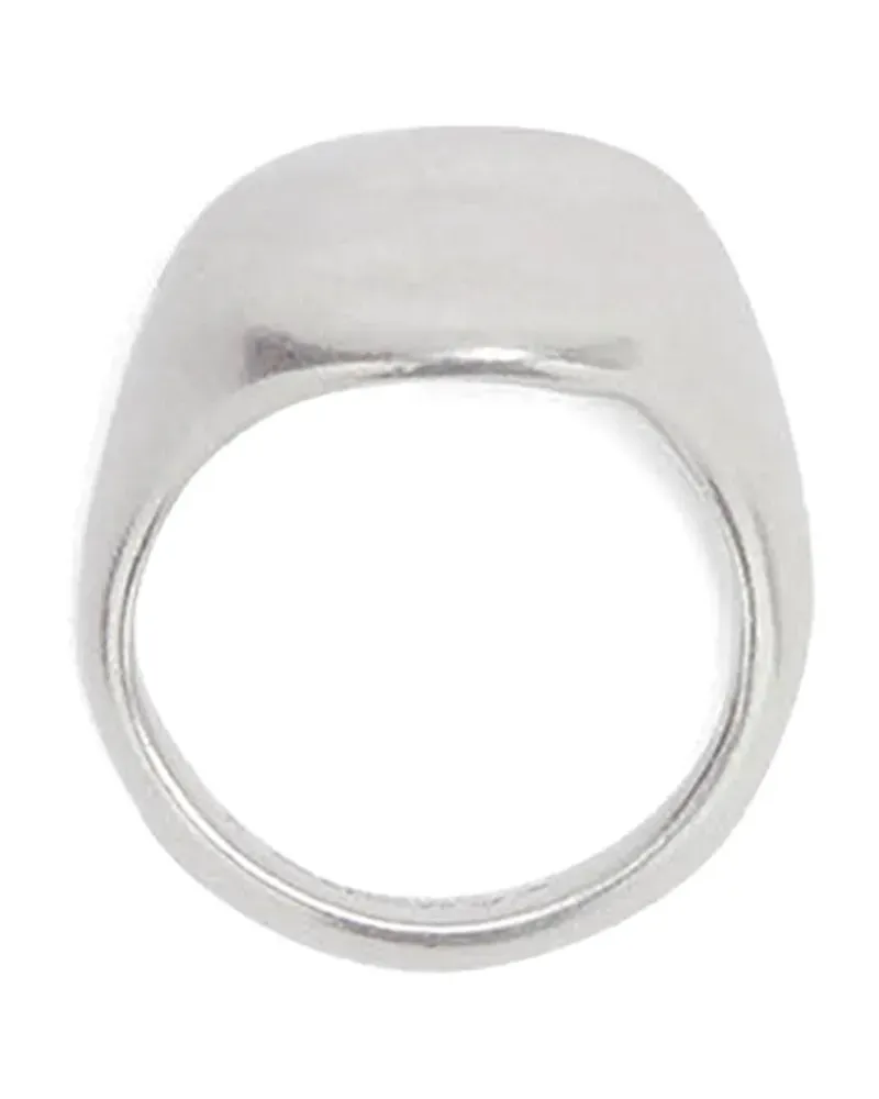 Jil Sander Ring aus Silber mit Glanzoptik Silber