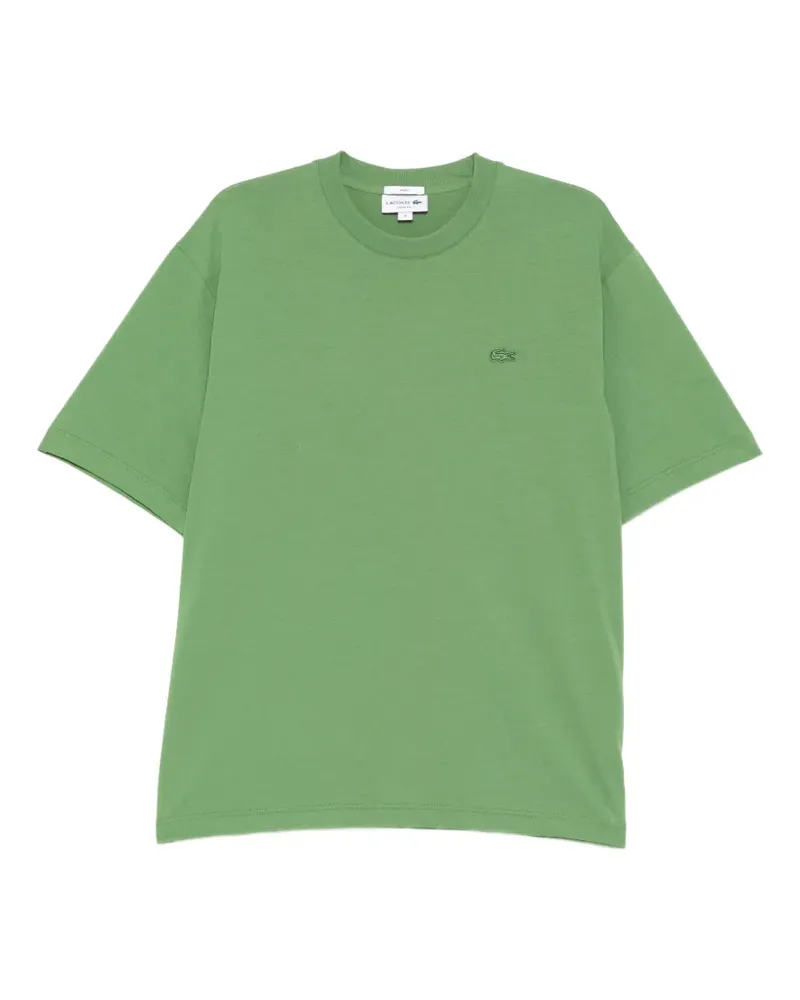 Lacoste logo-embroidered T-shirt - Grün Grün