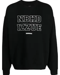 Izzue Sweatshirt mit Slogan-Print Schwarz