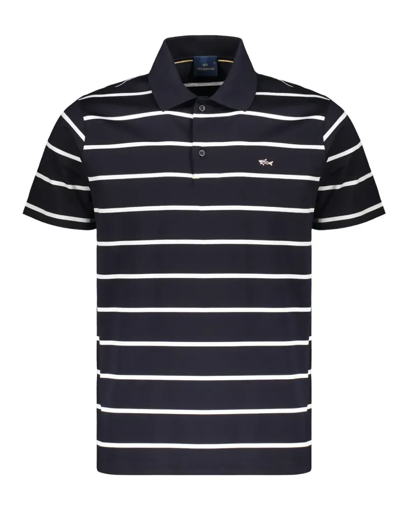 Paul & Shark striped polo shirt - Blau Blau