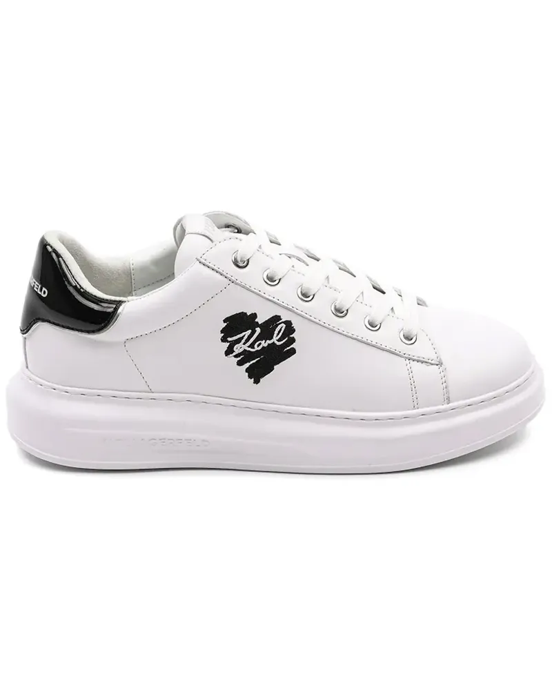 Karl Lagerfeld Sneakers aus Leder - Weiß Weiß