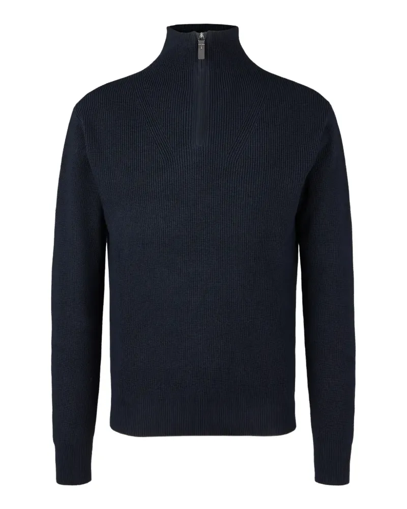 TOD'S Pullover mit kurzem Reißverschluss - Blau Blau