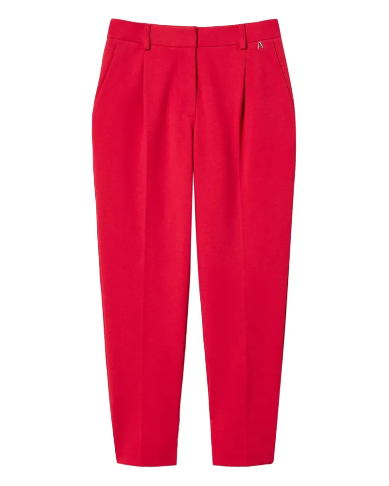 Twin-Set Zigarettenhose mit Schlitzen - Rot Rot