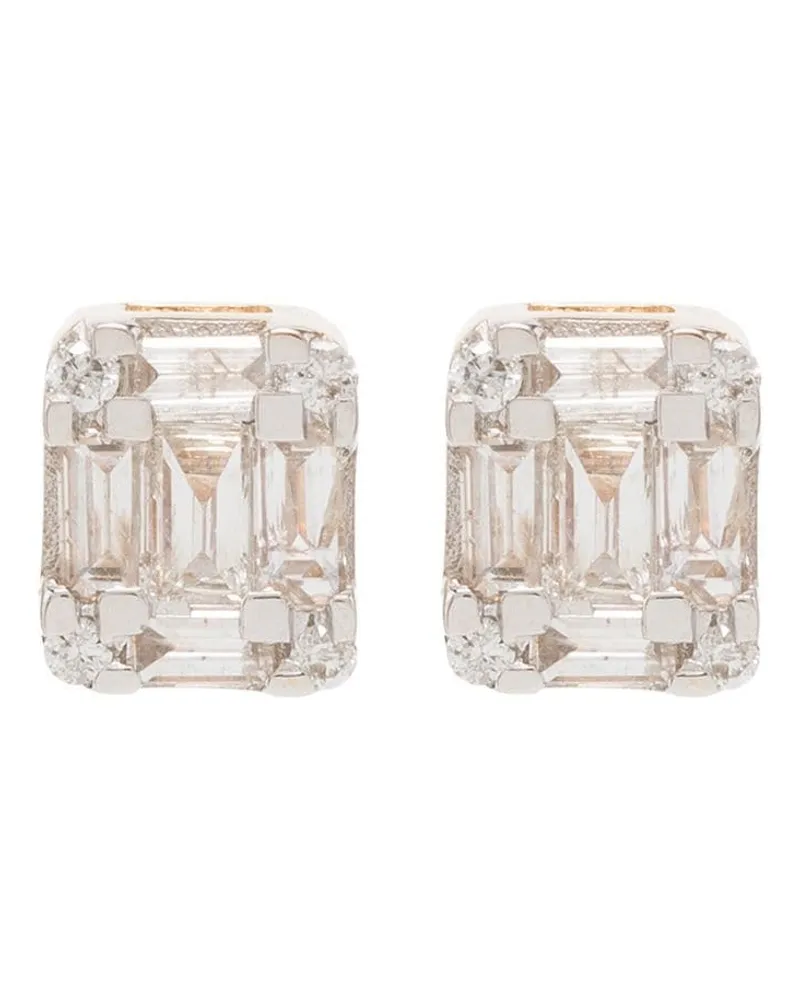 Adina Reyter 14kt Gelbgoldohrstecker mit Diamanten Gold