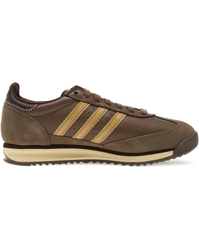 adidas SL 72 three-stripes low-top sneakers - Braun Braun