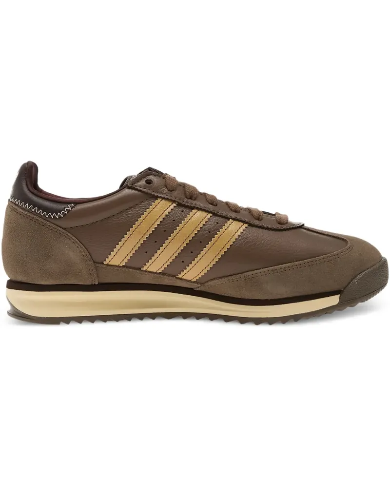 adidas SL 72 three-stripes low-top sneakers - Braun Braun
