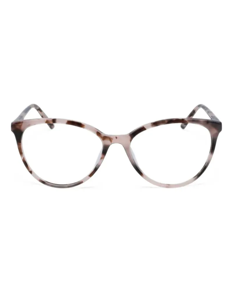 DKNY Cat-Eye-Brille in Schildpattoptik - Nude Nude