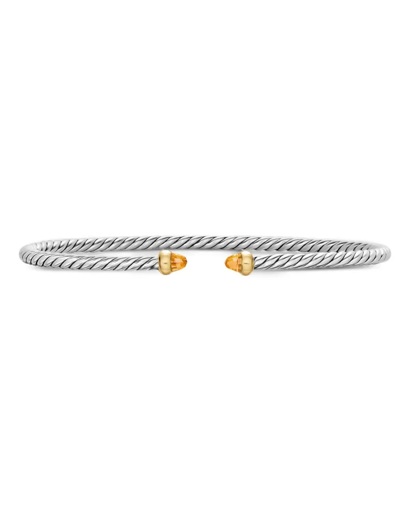 David Yurman micro Cable Flex® bracelet - Silber Silber