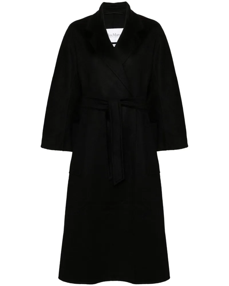 Max Mara Ludmilla Icon Mantel - Schwarz Schwarz