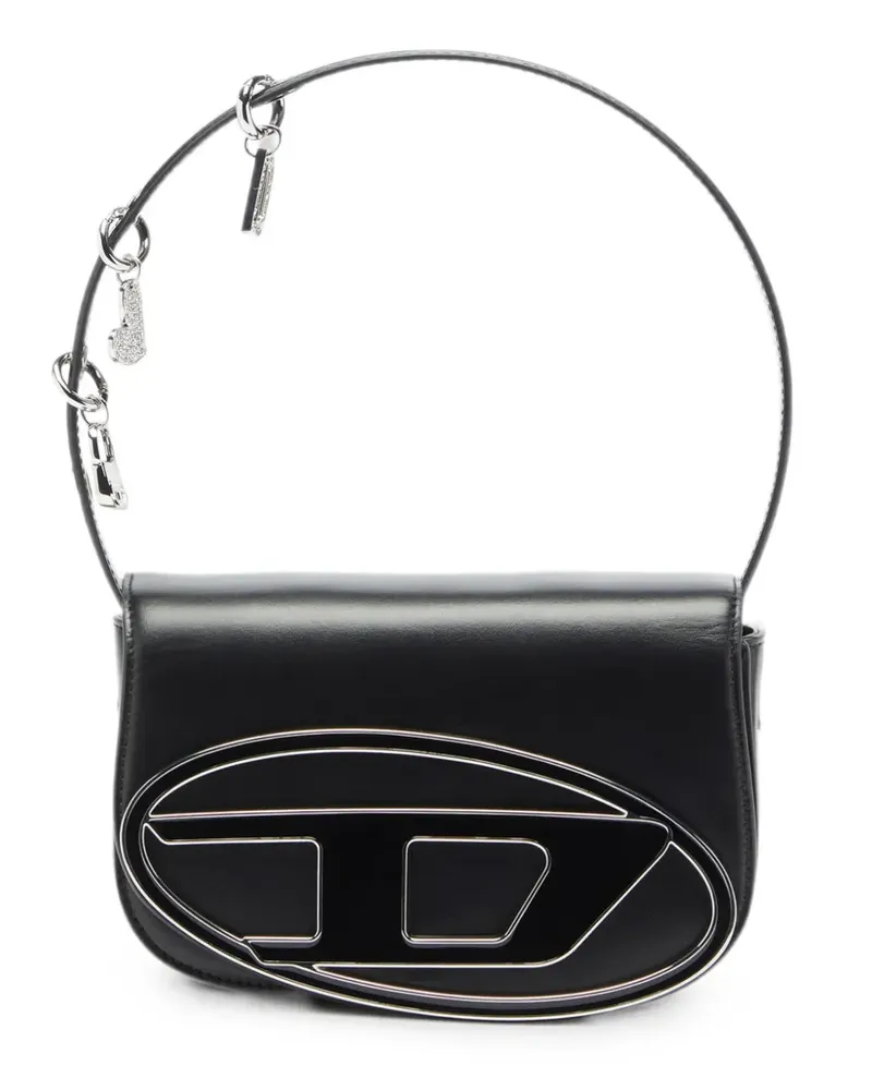 Diesel 1DR Oval D shoulder bag - Schwarz Schwarz