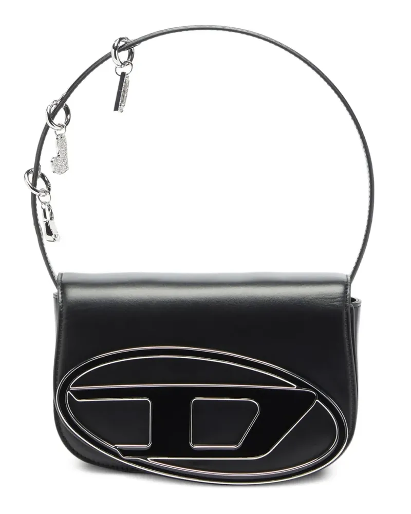Diesel 1DR Oval D Schultertasche - Schwarz Schwarz