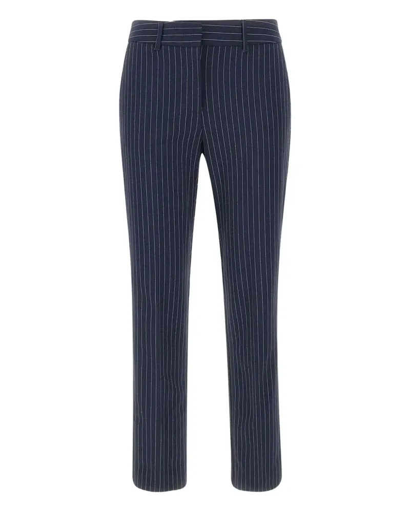 MARELLA Nadelstreifen-Hose mit eingefassten Taschen - Blau Blau