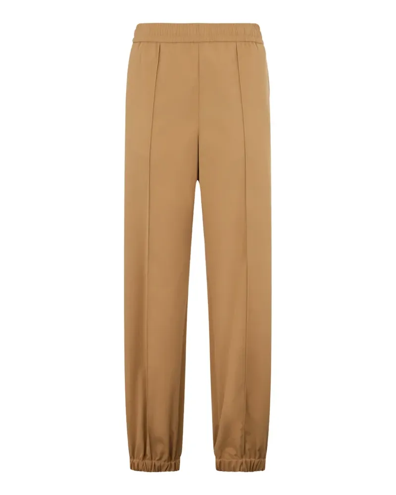 Fabiana Filippi elastic-waistband trousers - Nude Nude