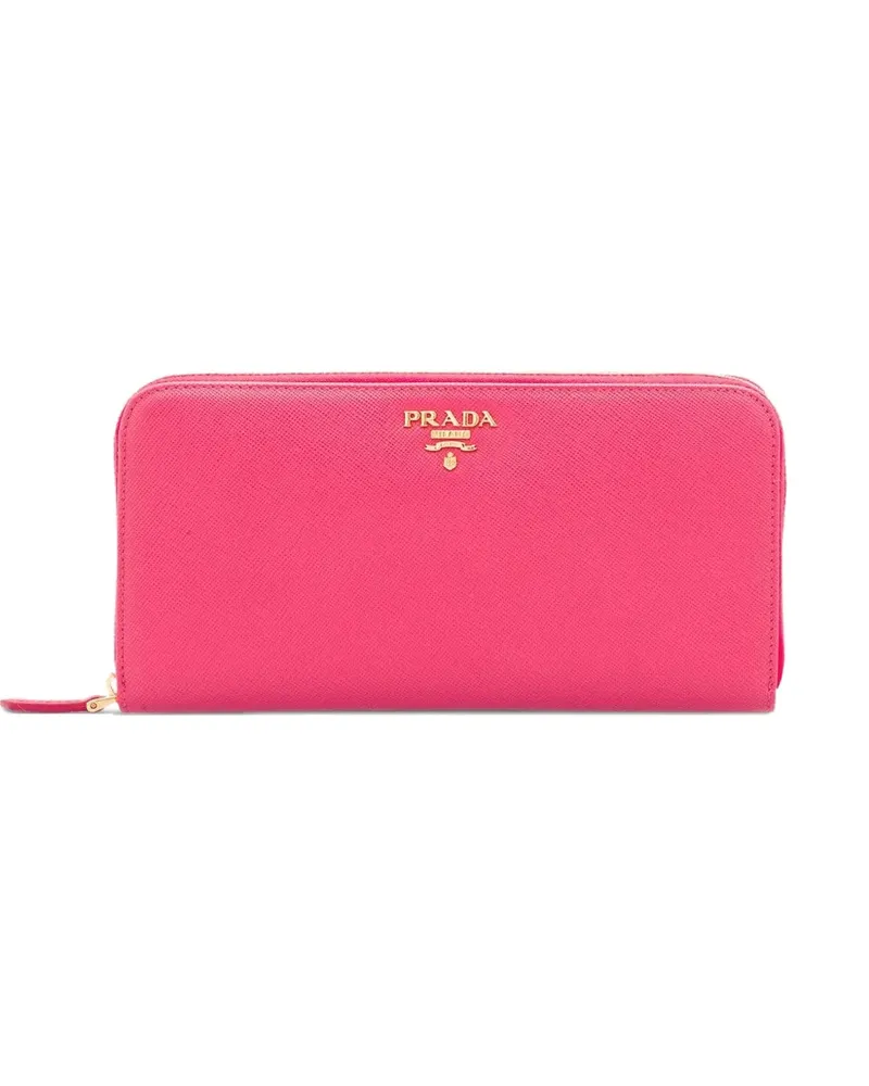 Prada Portemonnaie aus Leder - Rosa Rosa