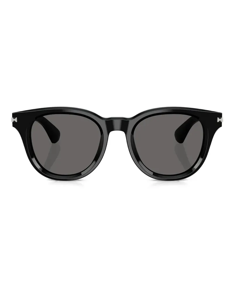 Burberry Runde Sonnenbrille - Schwarz Schwarz