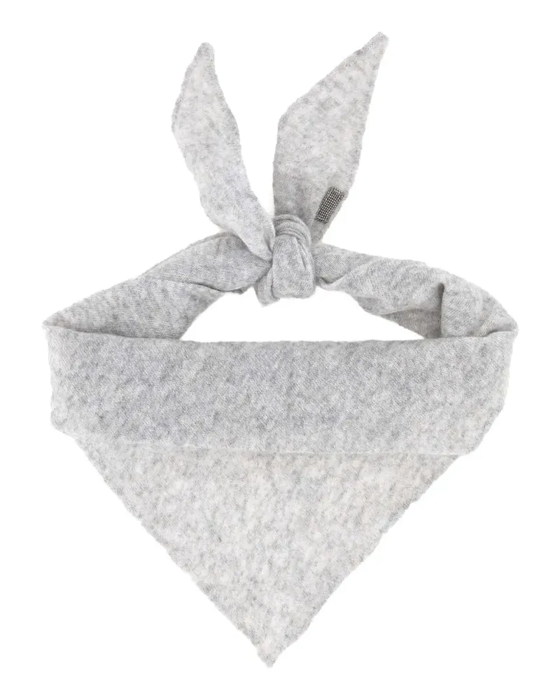 Brunello Cucinelli Schal aus Kaschmir - Grau Grau