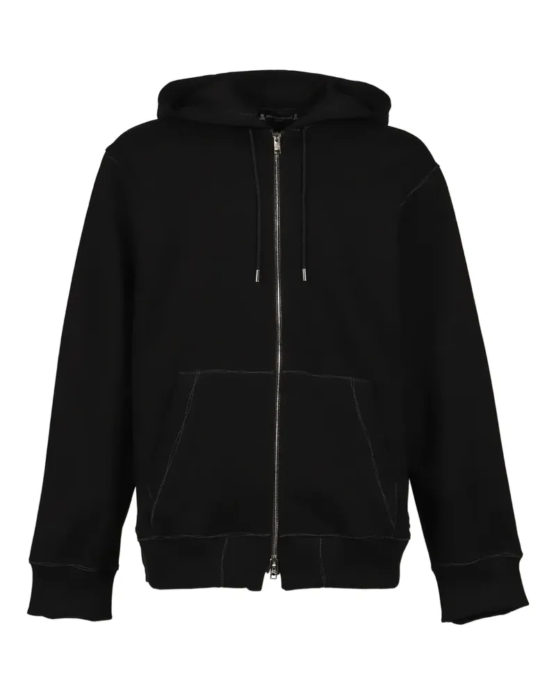 Mastermind World Kapuzenjacke mit Totenkopfstickerei - Schwarz Schwarz