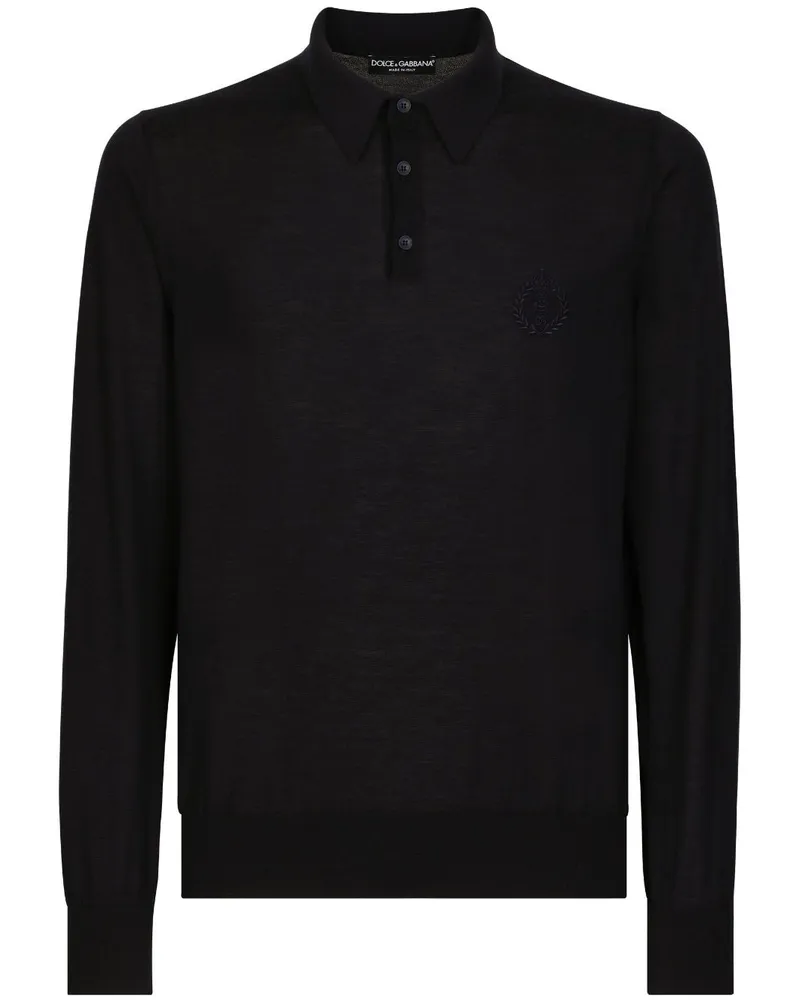 Dolce & Gabbana Poloshirt aus Kaschmir - Blau Blau