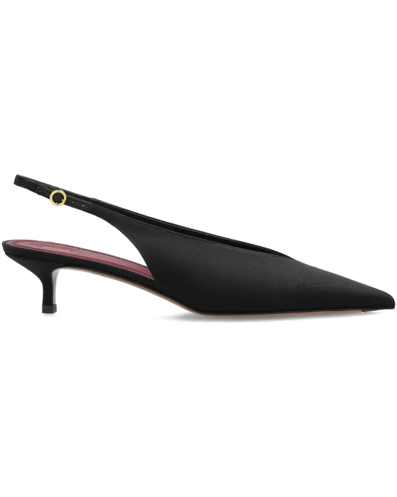 NEOUS Diske Slingback-Pumps mit spitzer Kappe - Schwarz Schwarz
