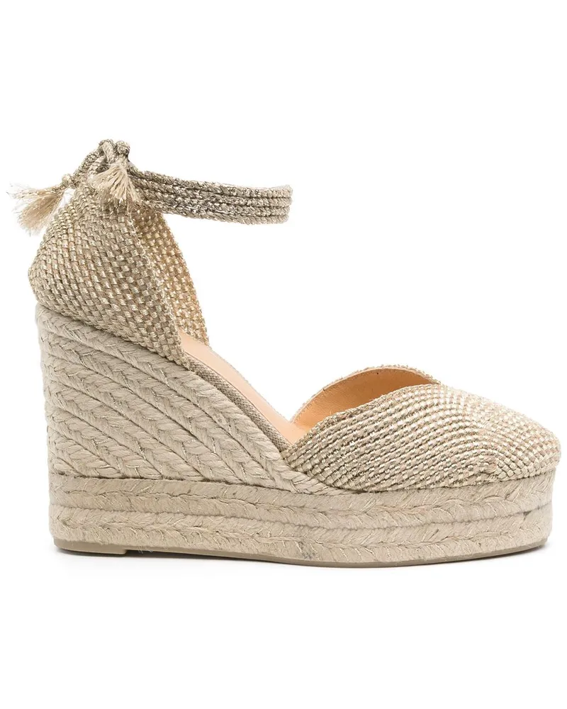 Castañer Carina Espadrilles 110mm - Gold Gold