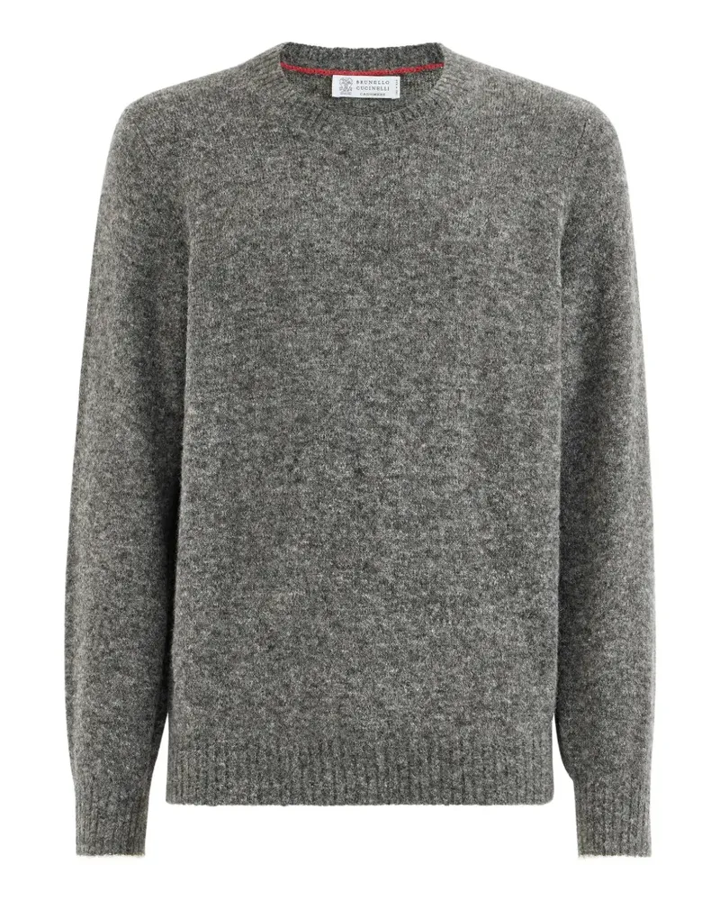 Brunello Cucinelli Pullover mit Rundhalsausschnitt - Grau Grau