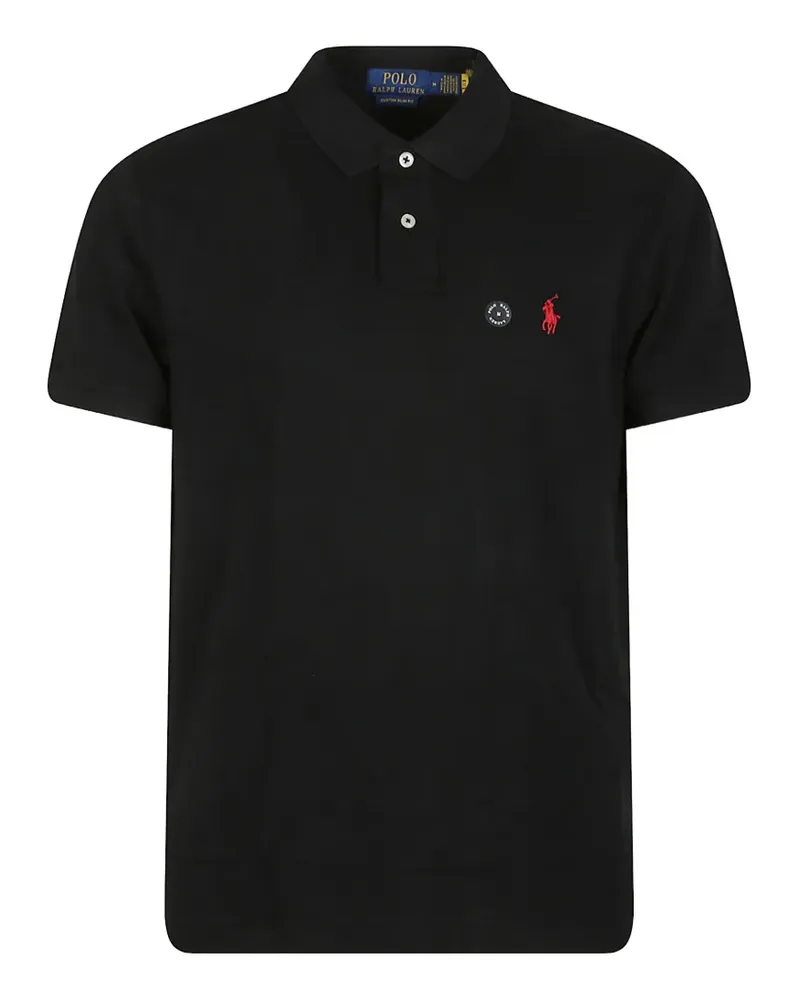 Ralph Lauren Poloshirt mit Stickerei - Schwarz Schwarz