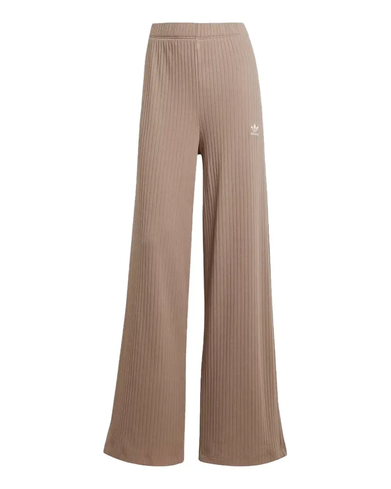 adidas wide rib track pants - Nude Nude