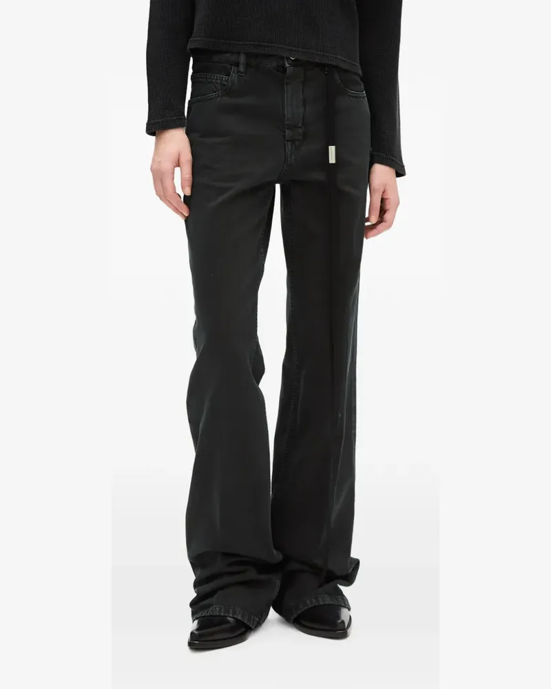 Ann Demeulemeester Vive Jeans mit Stone-Wash-Effekt - Schwarz Schwarz