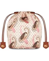 Etro Kosmetiktasche mit Print Nude