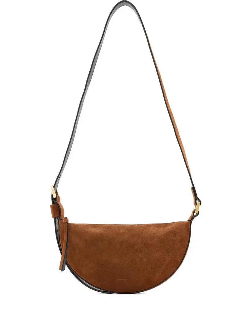 AllSaints Half Moon Umhängetasche - Braun Braun
