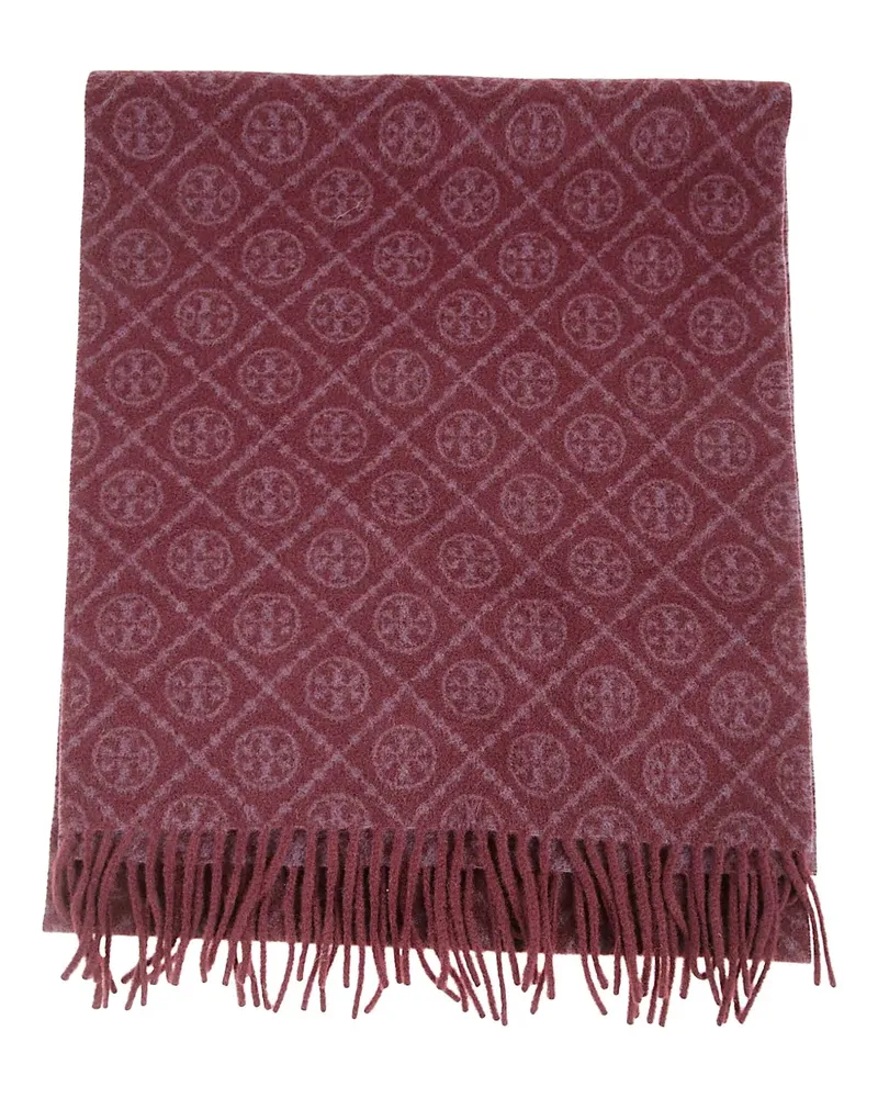 Tory Burch Double T scarf - Rot Rot