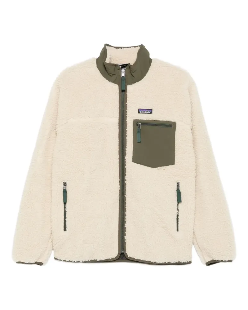 Patagonia Retro Jacke aus Fleece mit Reißverschluss - Nude Nude