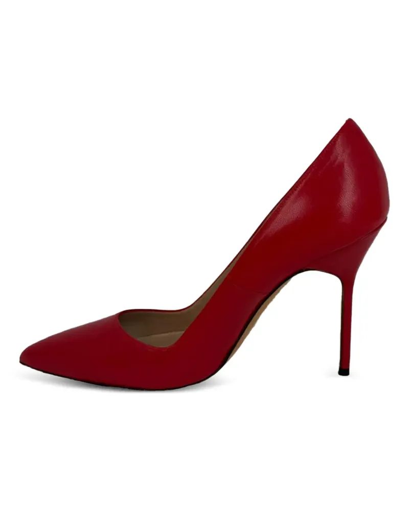 Manolo Blahnik BB 105 Pumps mit spitzer Kappe - Rot Rot