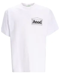 Aries Angel T-Shirt aus Baumwolle Weiß