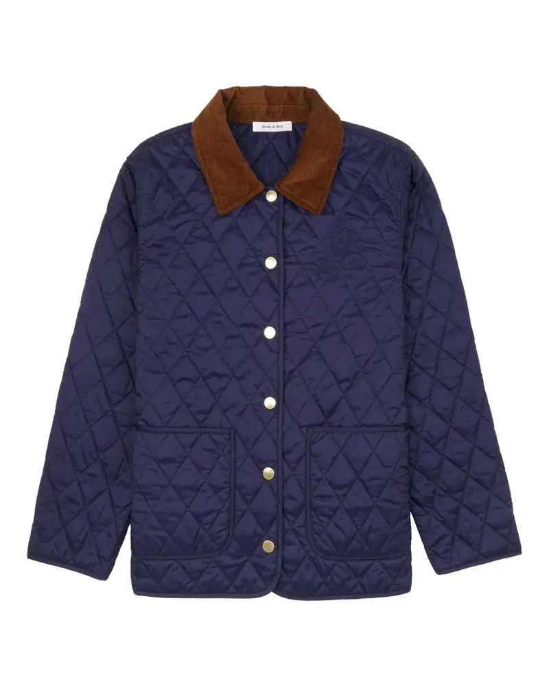 SPORTY & RICH Vendome Jacke - Blau Blau