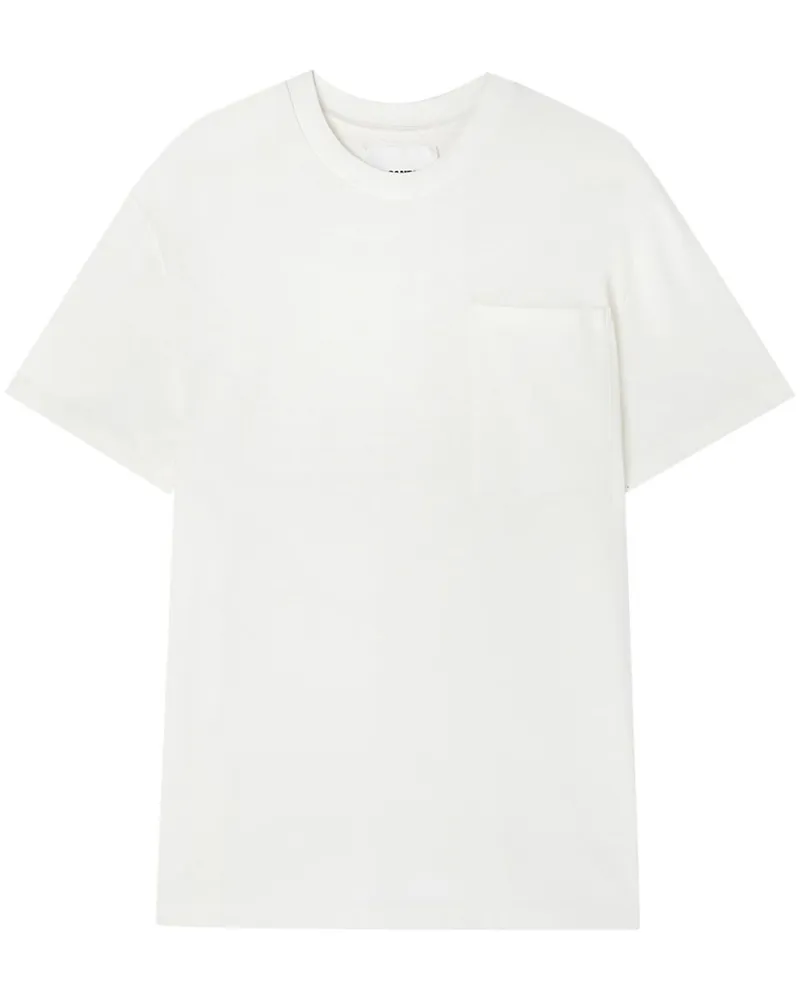 Jil Sander T-Shirt mit rundem Ausschnitt - Weiß Weiß