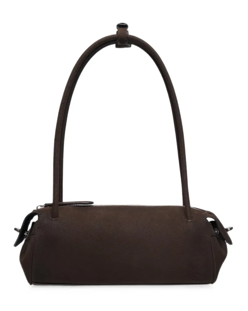 OPEN YY Corgi Small leather belt bag - Braun Braun