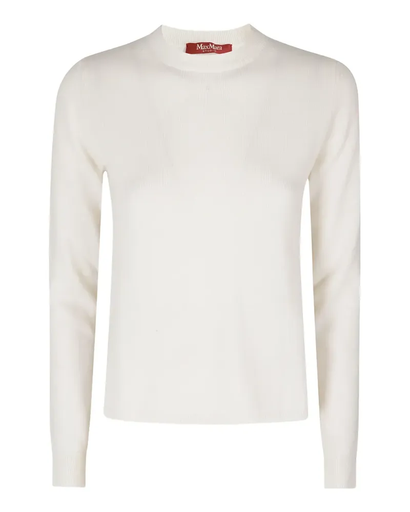Max Mara crew-neck sweater - Weiß Weiß