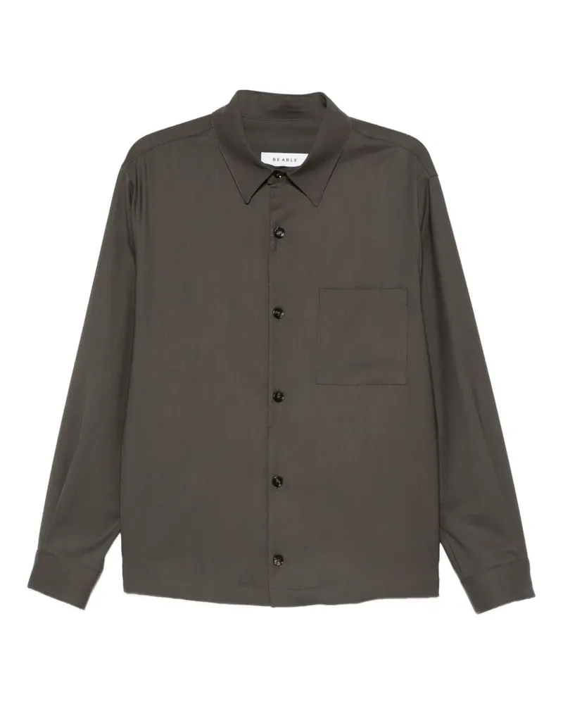 Be Able Klassische Hemdjacke - Grün Grün