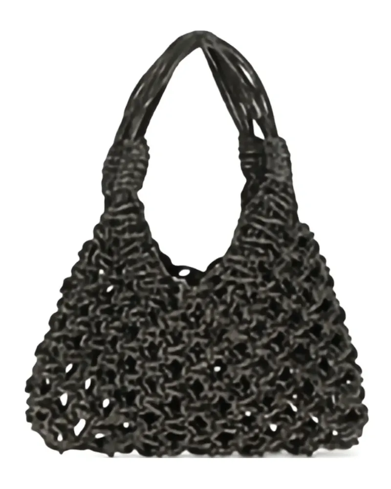 HIBOURAMA crystal-embellished shoulder bag - Grau Grau