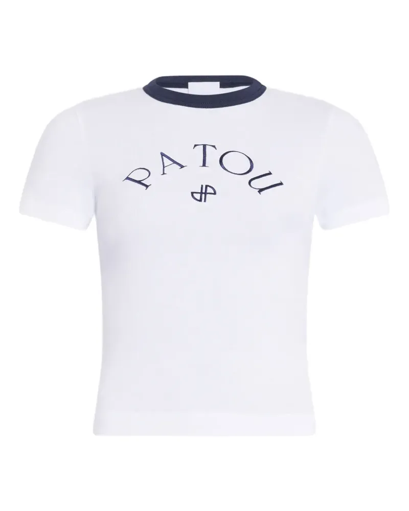 Patou T-Shirt mit Logo - Weiß Weiß