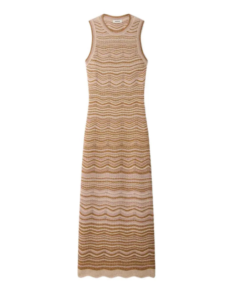 Sandro sleeveless midi dress - Nude Nude