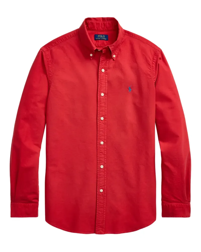 Ralph Lauren Hemd mit Logo-Stickerei - Rot Rot
