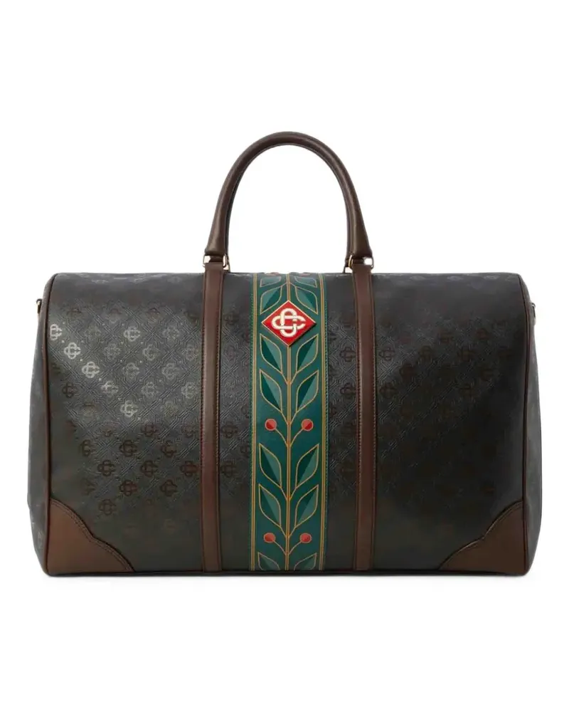 Casablanca Paris Dunkelbraune Reisetasche mit Monogramm Braun