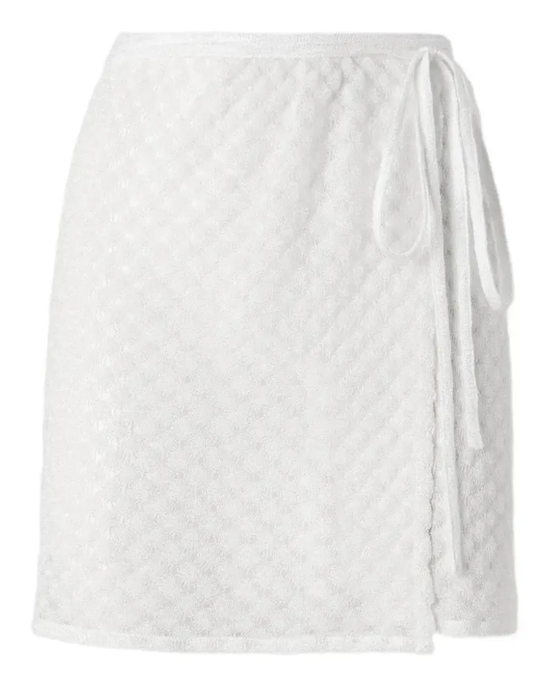 Missoni tie-waist pareo - Weiß Weiß
