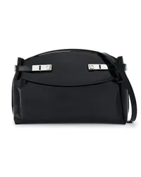 Ferragamo Large Pouch Schultertasche Schwarz