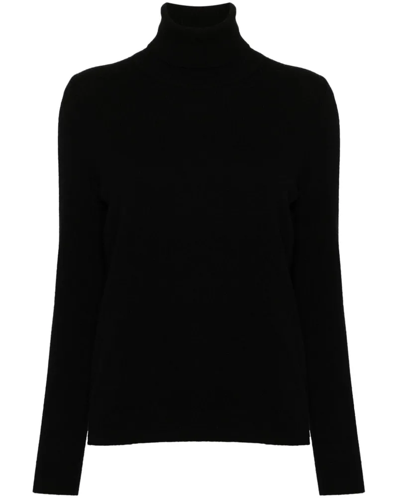 Eric Bompard Classic Rollkragenpullover Schwarz