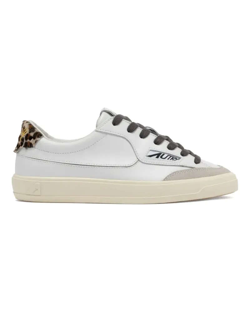 AUTRY Windscape Sneakers mit Leopardenprint - Weiß Weiß